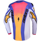 Maillot Alpinestars enfant fluid drag violet/jaune | Oxmoto