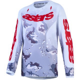 Maillot Alpinestars enfant fluid lone gris/blanc | Oxmoto