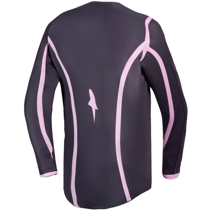 Maillot Alpinestars stella fluid apex v2 gris pierre/rose