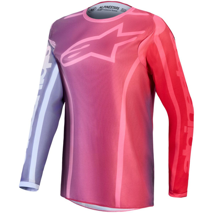 Maillot Alpinestars stella fluid kepler violet/rouge