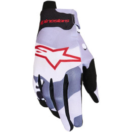 Gants Alpinestars enfant radar gris/lilas | Oxmoto