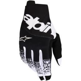 Gants Alpinestars techstar blanc/noir | Oxmoto