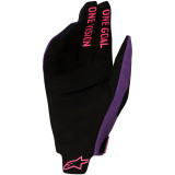 Gants Alpinestars radar pro violet/noir | Oxmoto