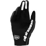 Gants Alpinestars supertech mx noir/blanc | Oxmoto
