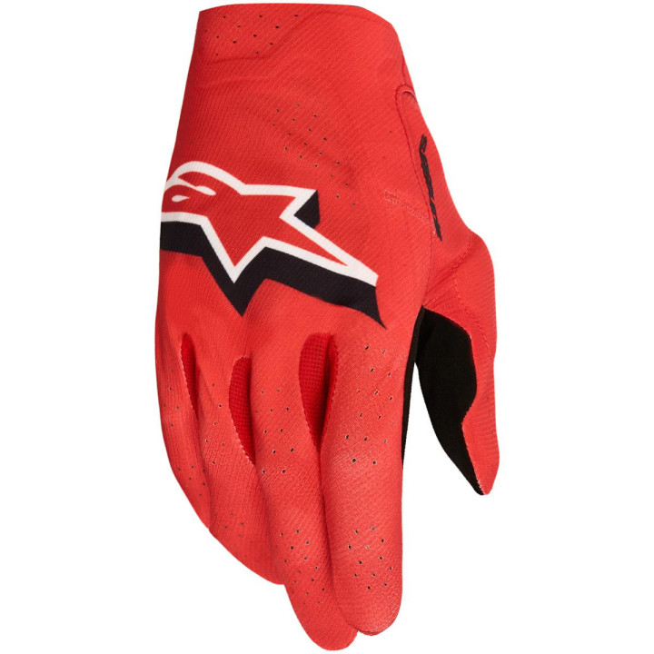 Gants Alpinestars supertech mx rouge/noir | Oxmoto