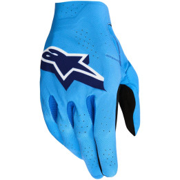 Gants Alpinestars supertech mx bleu/blanc | Oxmoto