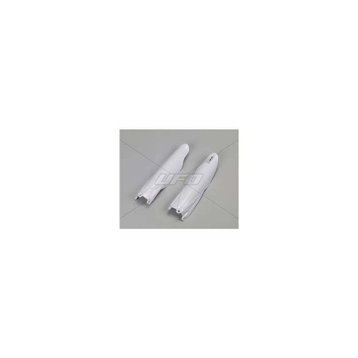 Protections de fourche UFO blanc Yamaha yz250f/450f | Oxmoto
