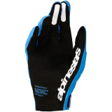 Gants Alpinestars supertech mx bleu/blanc | Oxmoto