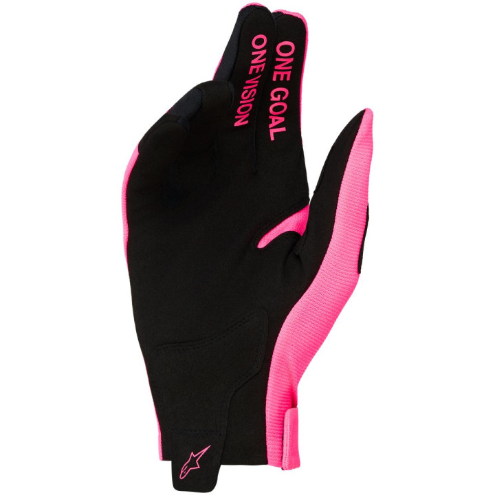 Gants Alpinestars radar rose/noir | Oxmoto
