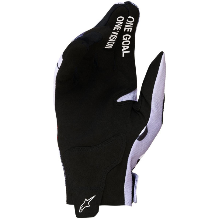 Gants Alpinestars radar gris/rouge | Oxmoto