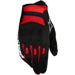 Gants Alpinestars techdura noir/rouge | Oxmoto