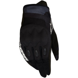 Gants Alpinestars techdura blanc/noir | Oxmoto