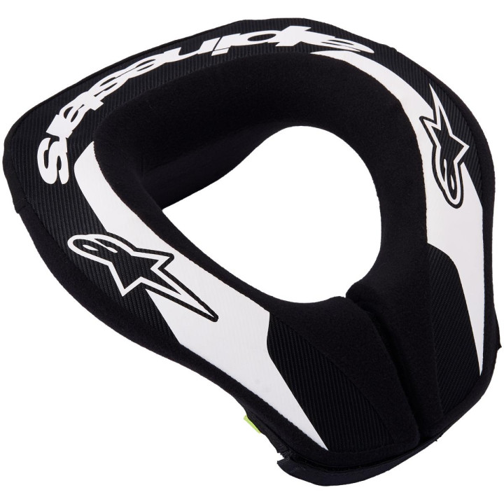 Protection Alpinestars sequence enfant neck roll noir/blanc