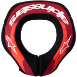 Protection Alpinestars sequence enfant neck roll rouge/blanc
