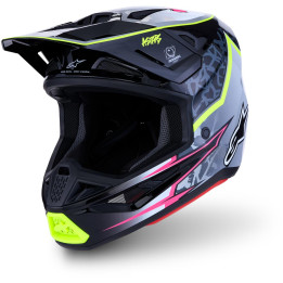 Casque Alpinestars s-m7 blaster noir/gris | Oxmoto