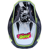 Casque Alpinestars s-m7 blaster noir/gris | Oxmoto