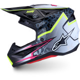 Casque Alpinestars s-m7 blaster noir/gris | Oxmoto