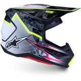 Casque Alpinestars s-m7 blaster noir/gris | Oxmoto