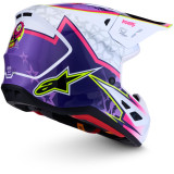 Casque Alpinestars s-m7 blaster violet/rose | Oxmoto