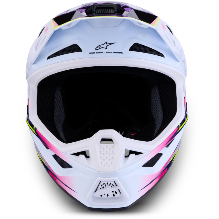 Casque Alpinestars s-m7 blaster violet/rose | Oxmoto