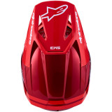 Casque Alpinestars s-m3 radium rouge/blanc | Oxmoto
