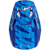 Casque Alpinestars s-m3 falcon bleu/rose | Oxmoto