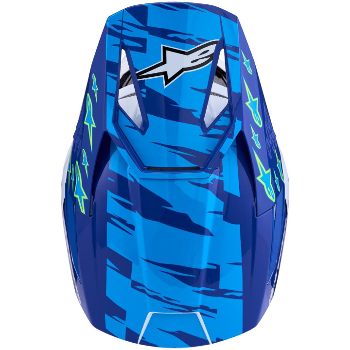 Casque Alpinestars s-m3 falcon bleu/rose | Oxmoto