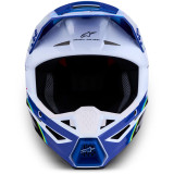 Casque Alpinestars s-m3 falcon bleu/rose | Oxmoto