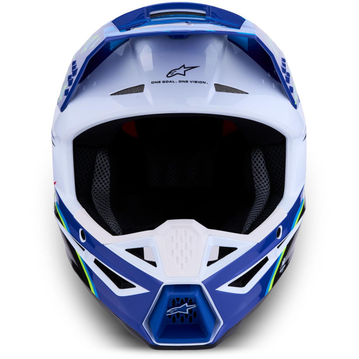 Casque Alpinestars s-m3 falcon bleu/rose | Oxmoto