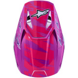 Casque Alpinestars s-m3 falcon enfant violet/blanc | Oxmoto