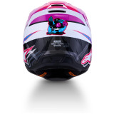 Casque Alpinestars s-m3 falcon enfant violet/blanc | Oxmoto