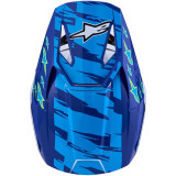 Casque Alpinestars s-m3 falcon enfant bleu/rose | Oxmoto