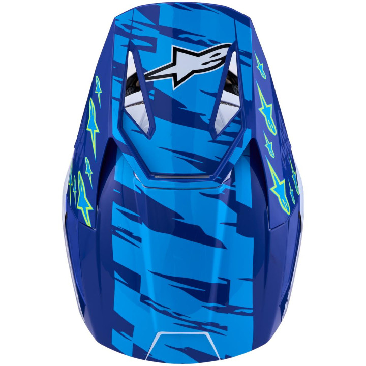Casque Alpinestars s-m3 falcon enfant bleu/rose | Oxmoto