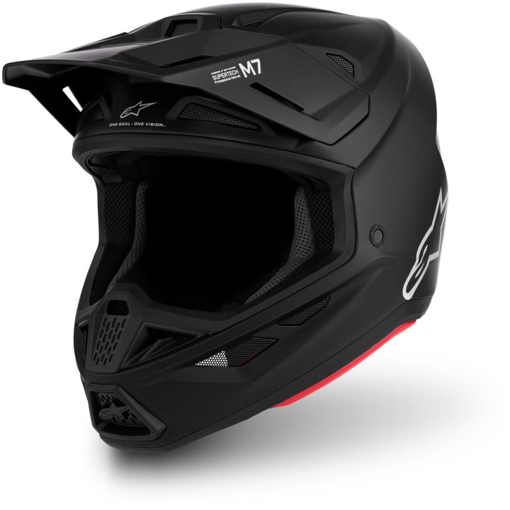 Casque Alpinestars s-m7 solid noir 8301326-110-XS | Oxmoto