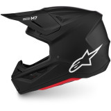 Casque Alpinestars s-m7 solid noir 8301326-110-XS | Oxmoto