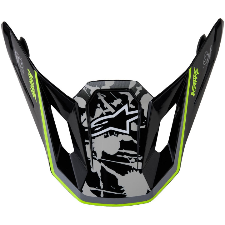 Visiere Alpinestars s-m7 blaster noir/gris | Oxmoto