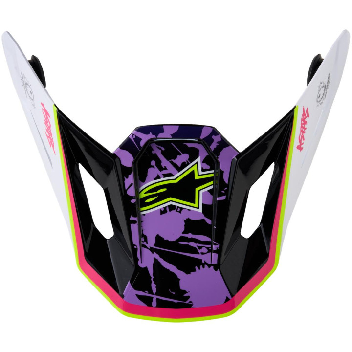 Visiere Alpinestars s-m7 blaster violet/rose | Oxmoto