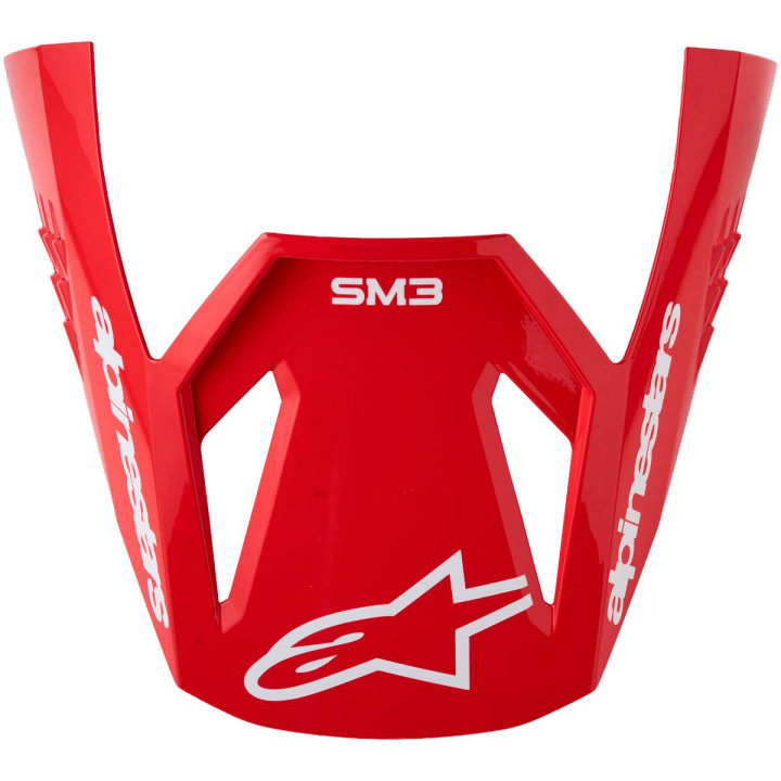 Visiere Alpinestars s-m3 radium rouge/blanc | Oxmoto