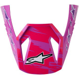 Visiere Alpinestars s-m3 falcon violet/blanc | Oxmoto