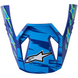 Visiere Alpinestars s-m3 falcon bleu/rose | Oxmoto