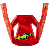 Visiere Alpinestars s-m3 falcon enfant rouge/blanc | Oxmoto