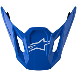 Visiere Alpinestars s-m7 core blanc/bleu | Oxmoto
