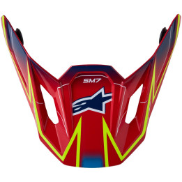 Visiere Alpinestars s-m7 cast rouge/jaune | Oxmoto