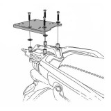 Fixation SHAD top master CFMOTO mt/mt-x pour top-case