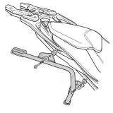 Fixation SHAD 3P system CFMOTO 800/1000 mt-x pour valises latérales
