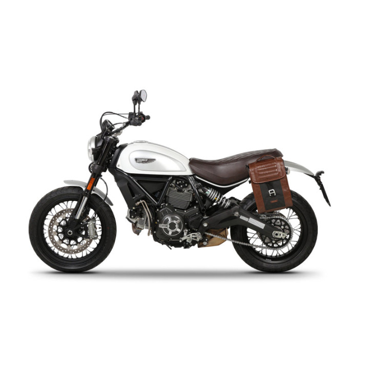 Fixation SHAD valise latérale café racer ducati scrambler