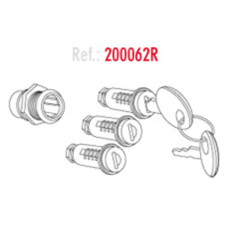 Serrure complète SHAD sh26/36/37/48/59 | Oxmoto