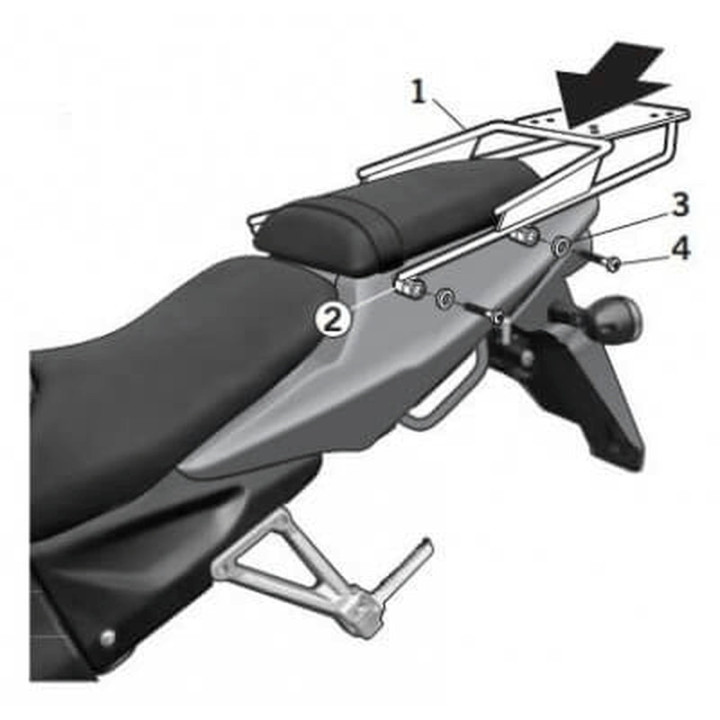 Fixation SHAD top master daelim 1062222 | Oxmoto