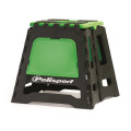 Lève-moto fixe Polisport repliable vert/noir | Oxmoto