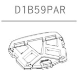 Platine universelle SHAD sh48/sh49/sh50/sh58x/sh59x | Oxmoto